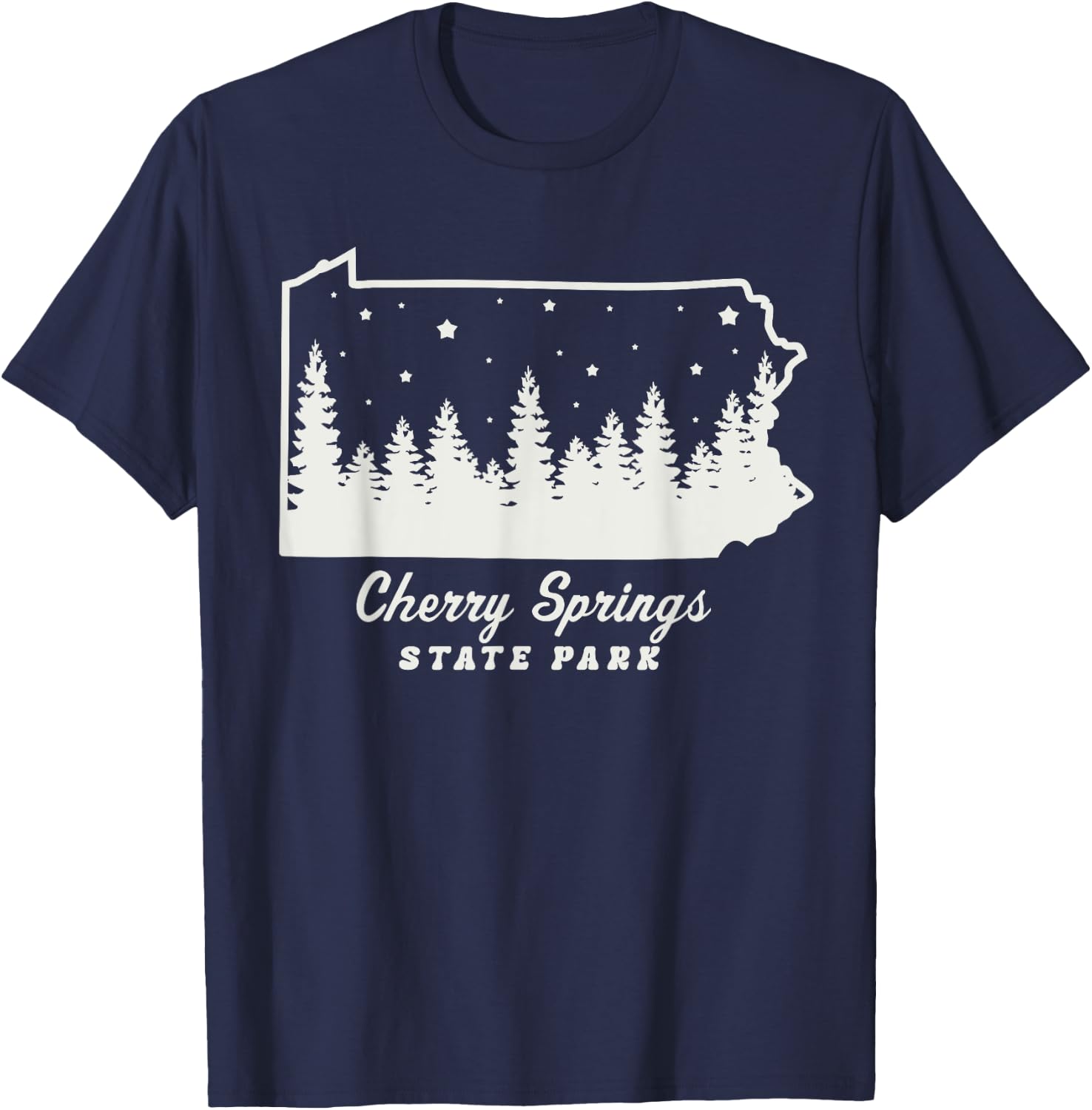 Cherry Springs State Park Pennsylvania Stargazing Stars T-Shirt - T-Shirt | Navy