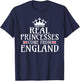 Real Princesses come from England T-Shirt - T-Shirt | Navy