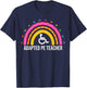 Adapted Physical Education Women PE Teacher Phys Ed T-Shirt - T-Shirt | Navy