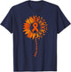 Kidney Cancer Awareness Men Ribbon Kidney Cancer T-Shirt - T-Shirt | Navy
