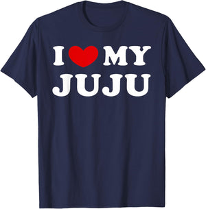 I Love My Juju, I Love My Juju T-Shirt - T-Shirt | Navy