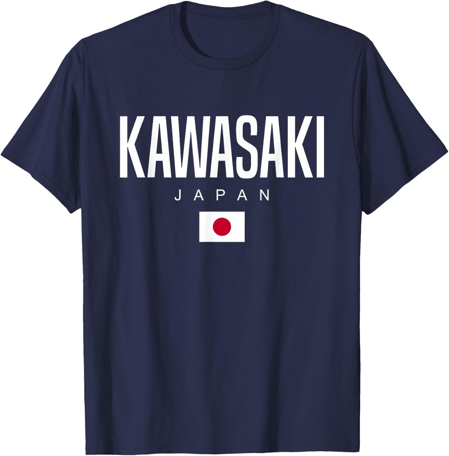 Cities of Japan Kawasaki Japan Black -Kids Cotton 100% Polyester 0% Small Short Sleeve Classic Fit Lightweight, Classic fit, Double-needle sleeve and bottom hem T-Shirt - T-Shirt | Navy