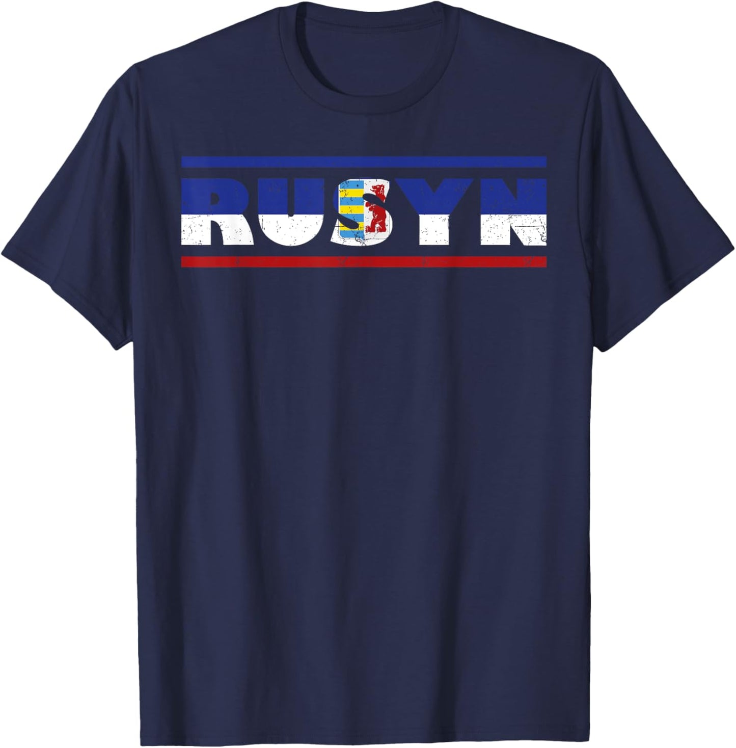 Rusyn Carpatho Slavic ethnic Carpathian diaspora Ruthenians T-Shirt - T-Shirt | Navy
