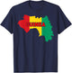 Proud Family and Patriotic Flag of Country Guinea T-Shirt - T-Shirt | Navy
