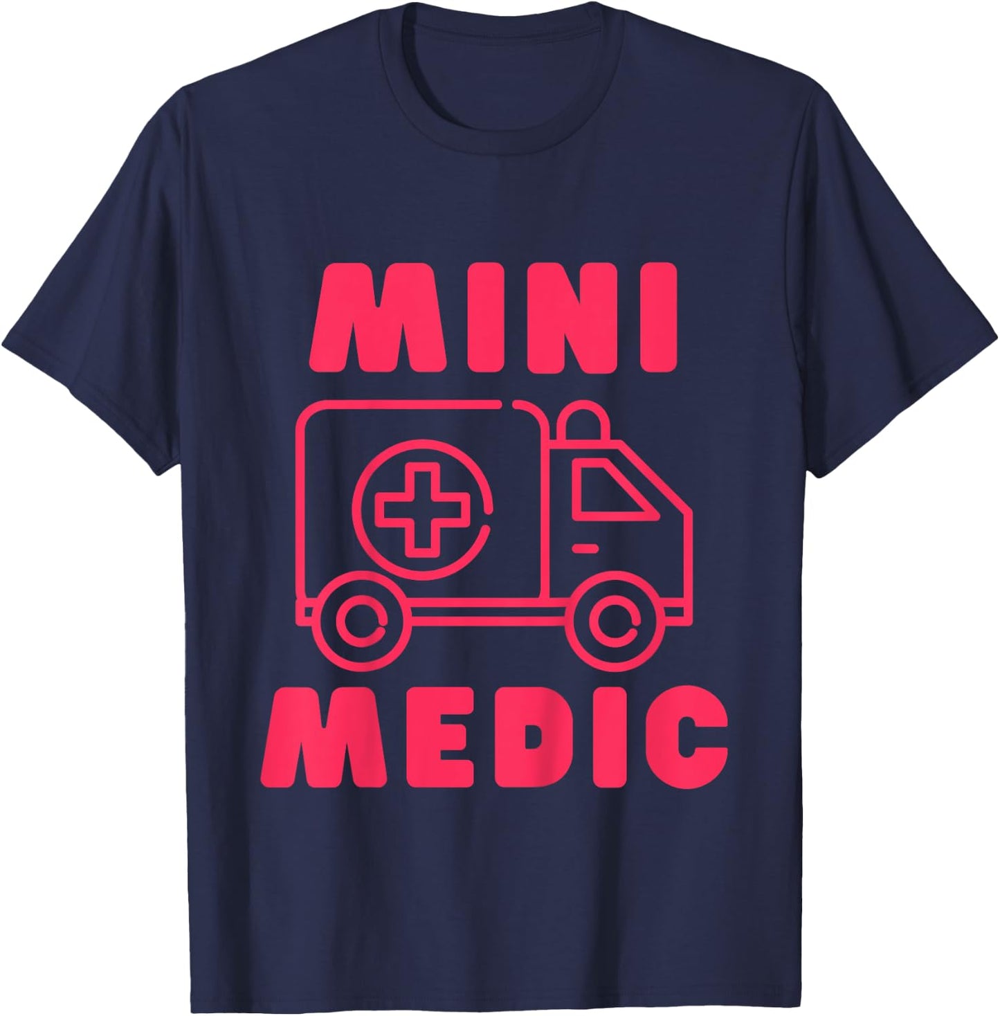 Mini Medic Paramedic Toddler First Responders EMT Kids T-Shirt - T-Shirt | Navy