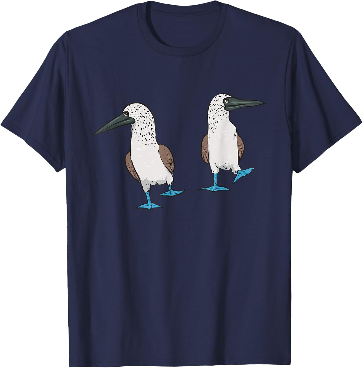 Blue-footed Booby Boobies Seabird T-Shirt - T-Shirt | Navy