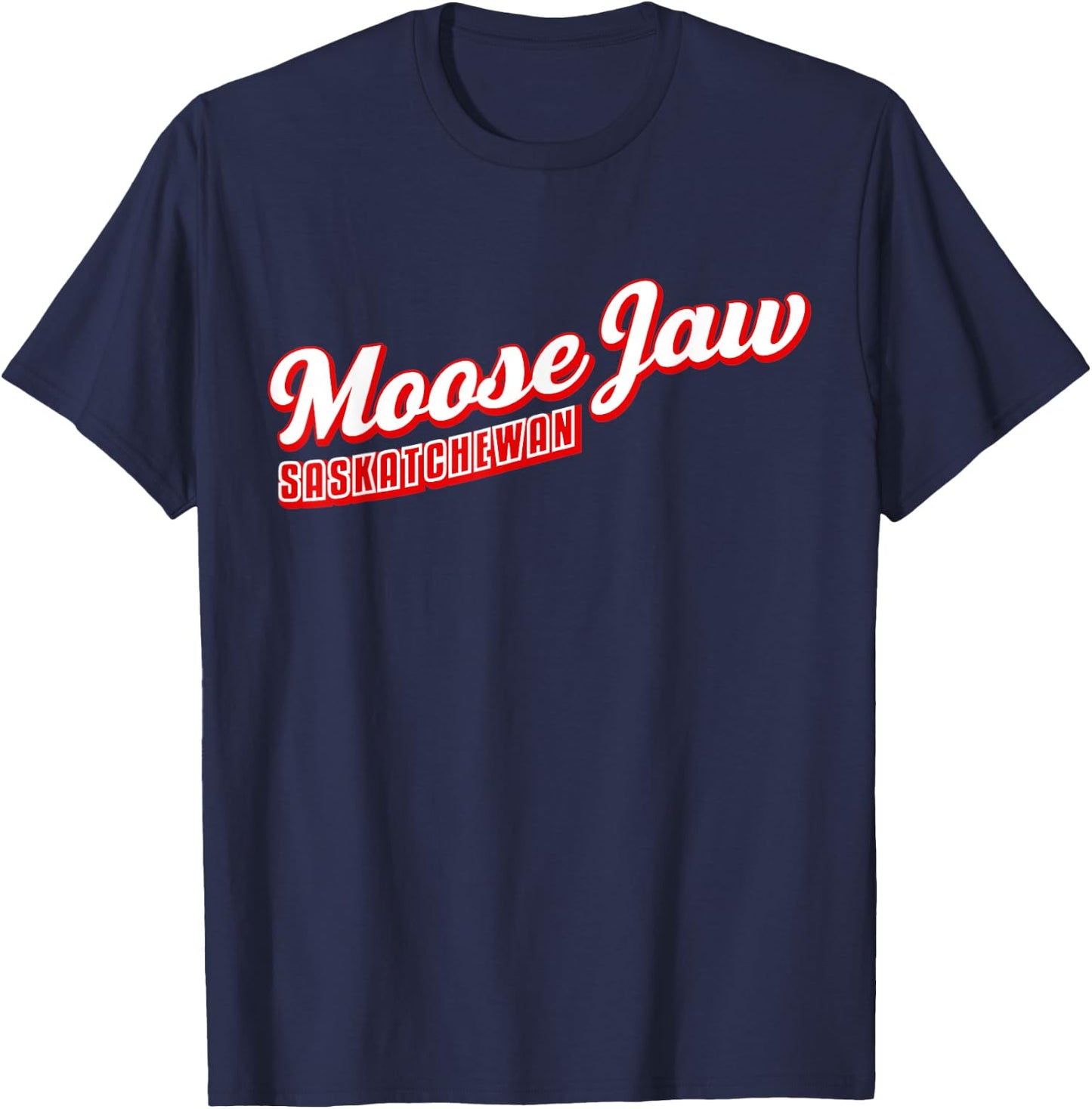 Moose Jaw Saskatchewan T-Shirt - T-Shirt | Navy