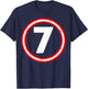 7th Birthday of Boy or Girl, 7 Years Old, Seven T-Shirt - T-Shirt | Navy