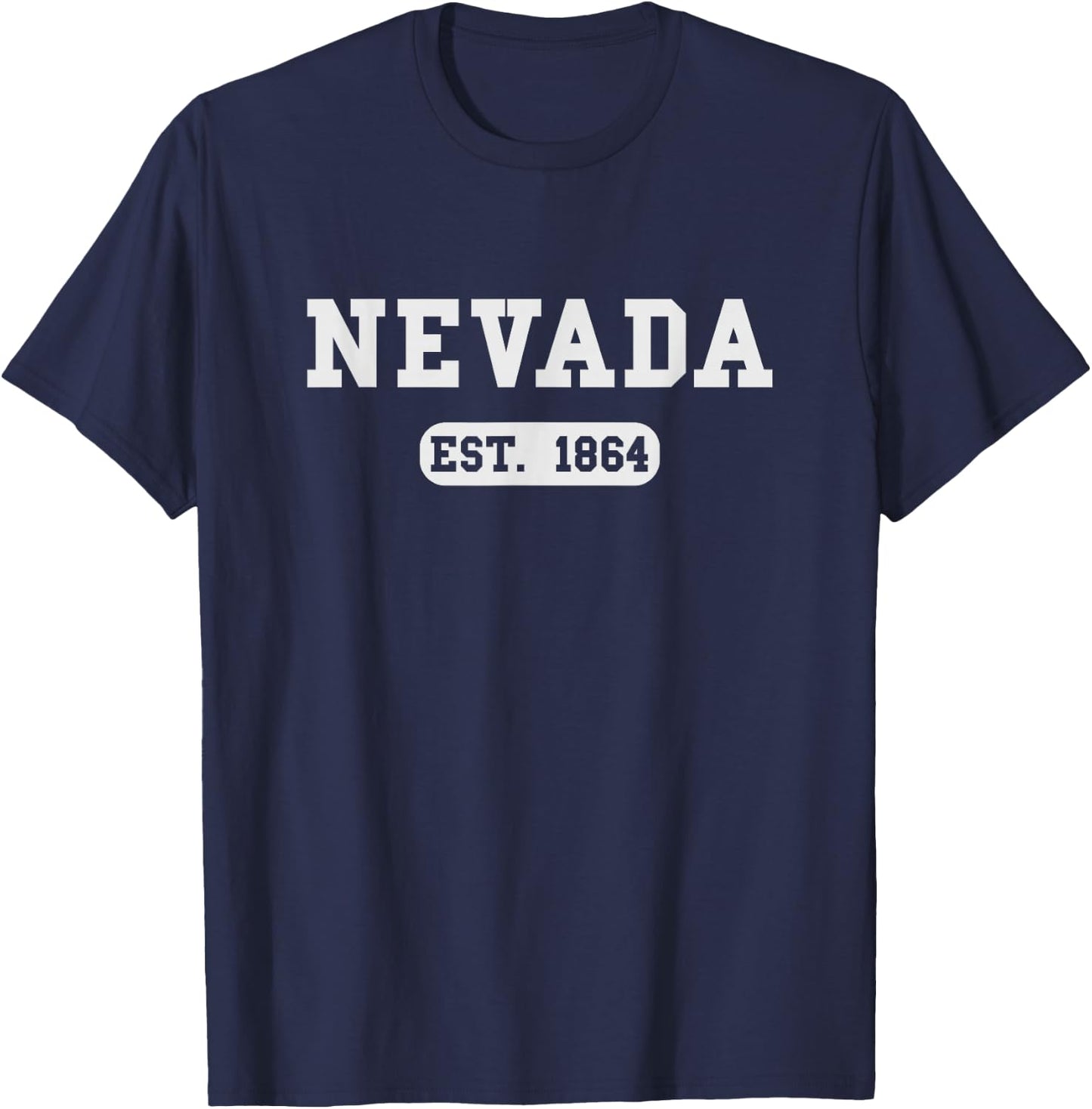 NEVADA - Throwback Design - Classic T-Shirt - T-Shirt | Navy