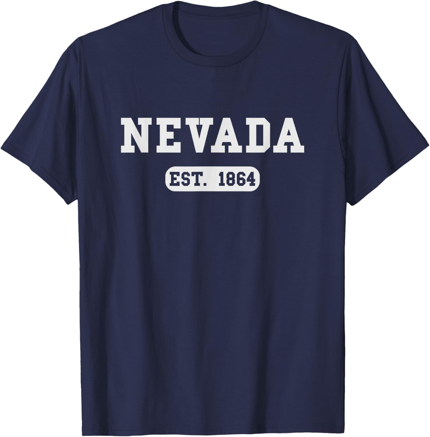 NEVADA - Throwback Design - Classic T-Shirt - T-Shirt | Navy