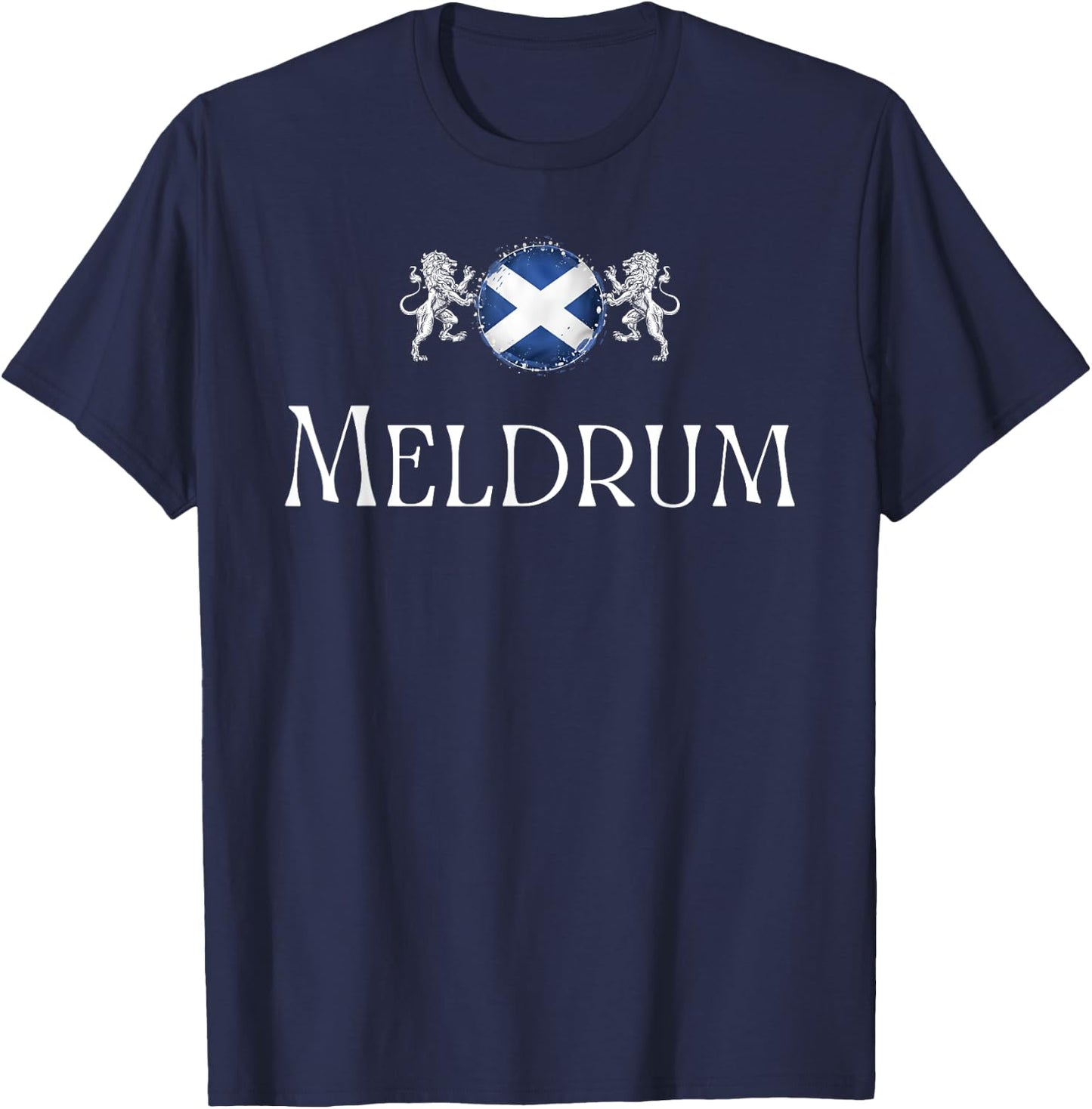 Meldrum Clan Scottish Family Name Scotland Heraldry T-Shirt - T-Shirt | Navy
