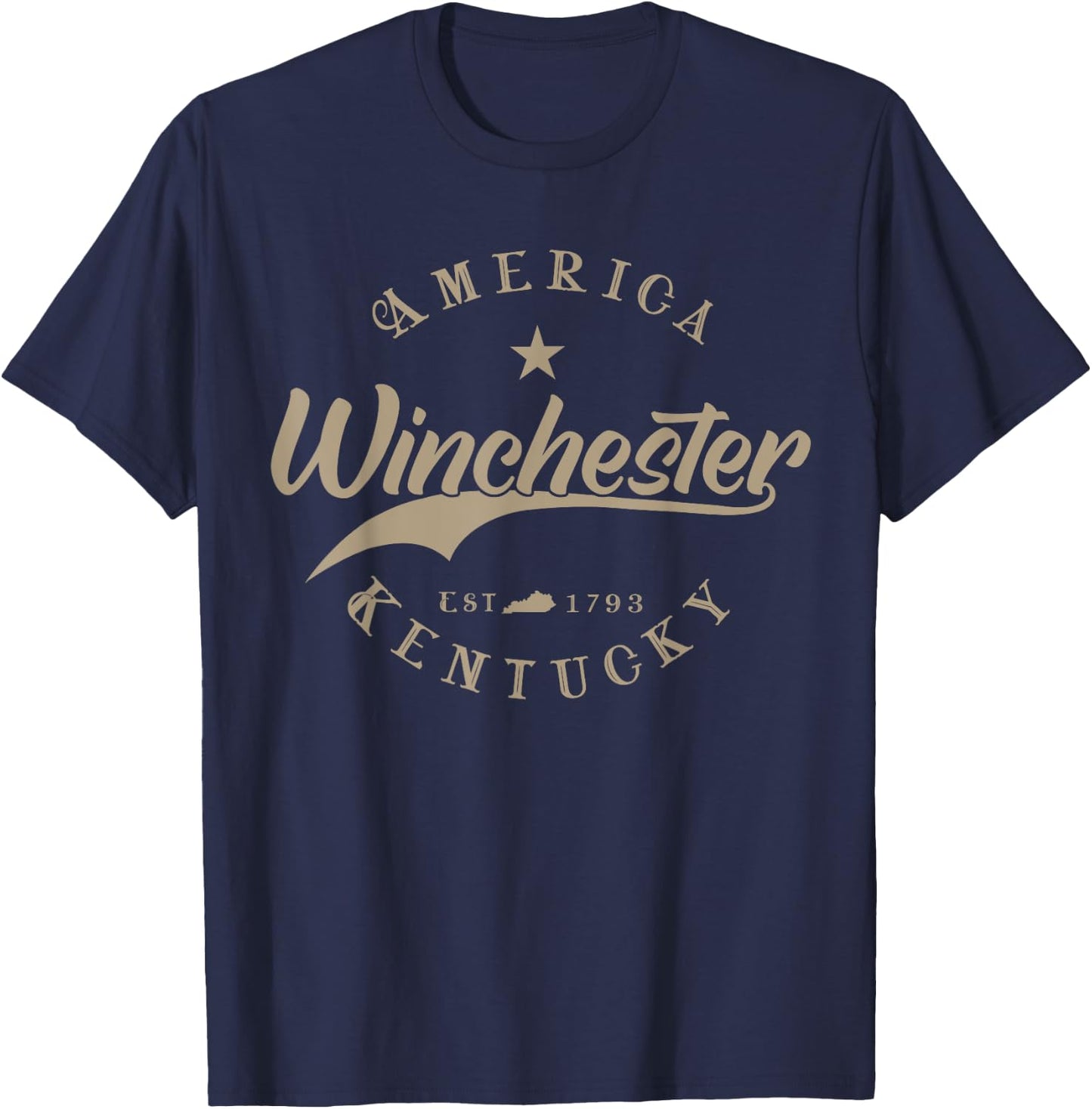 Winchester KY | Kentucky T-Shirt - T-Shirt | Navy