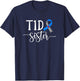 Boho T1D Diabetes Warrior Sister Type 1 Diabetes Awareness T-Shirt - T-Shirt | Navy