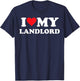 I Love My Landlord T-Shirt - T-Shirt | Navy