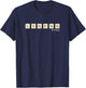 Scrabble Legend Vintage Letter Tiles Logo T-Shirt - T-Shirt | Navy