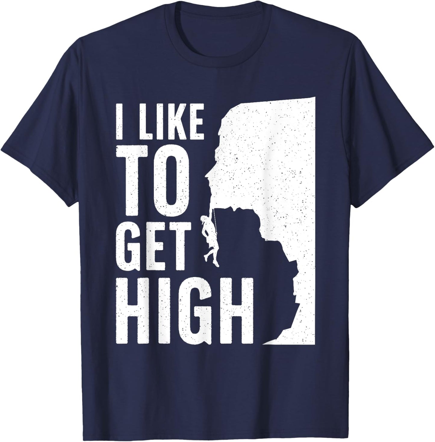 Cool Rock Climbing Women Kids Mountain Rock Climbers T-Shirt - T-Shirt | Navy