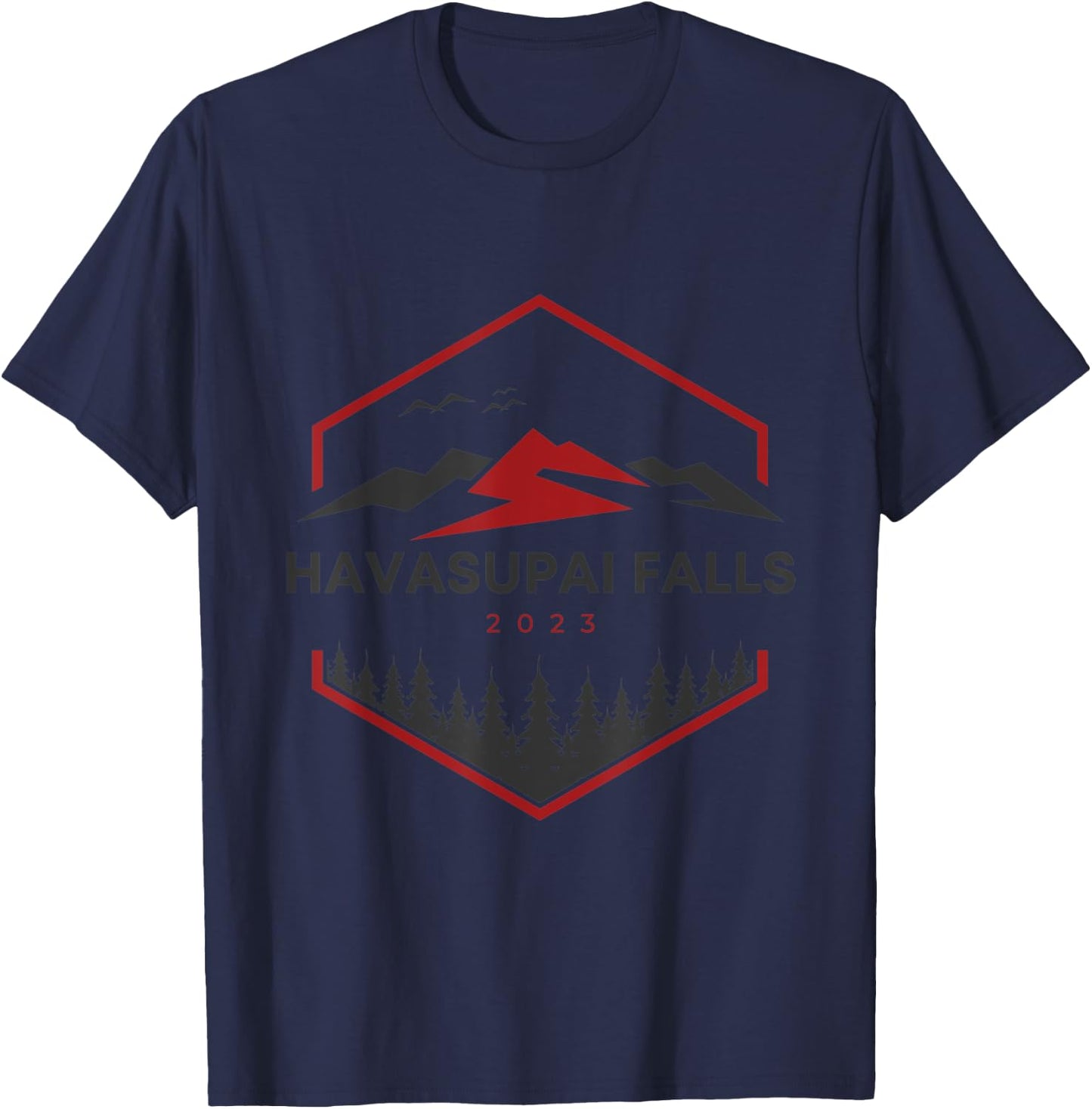 Grand Canyon Havasu Falls Arizona hiking camping - Havasupai T-Shirt - T-Shirt | Navy