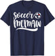 Funny Soccer Memaw Soccer Lover Mother's Day T-Shirt - T-Shirt | Navy