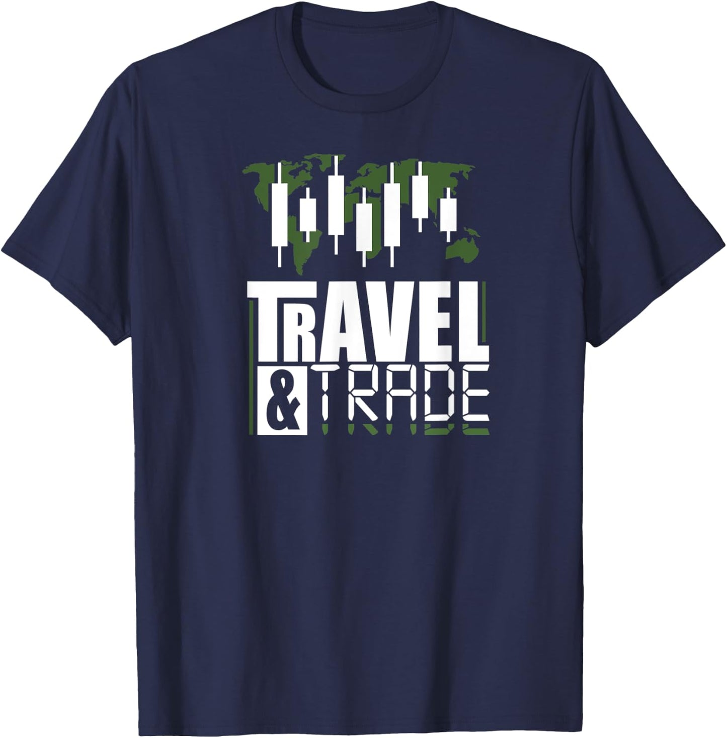 Travel and Trade | Day Traders T-Shirt - T-Shirt | Navy