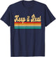 Keep it Real Retro Vintage T-Shirt - T-Shirt | Navy