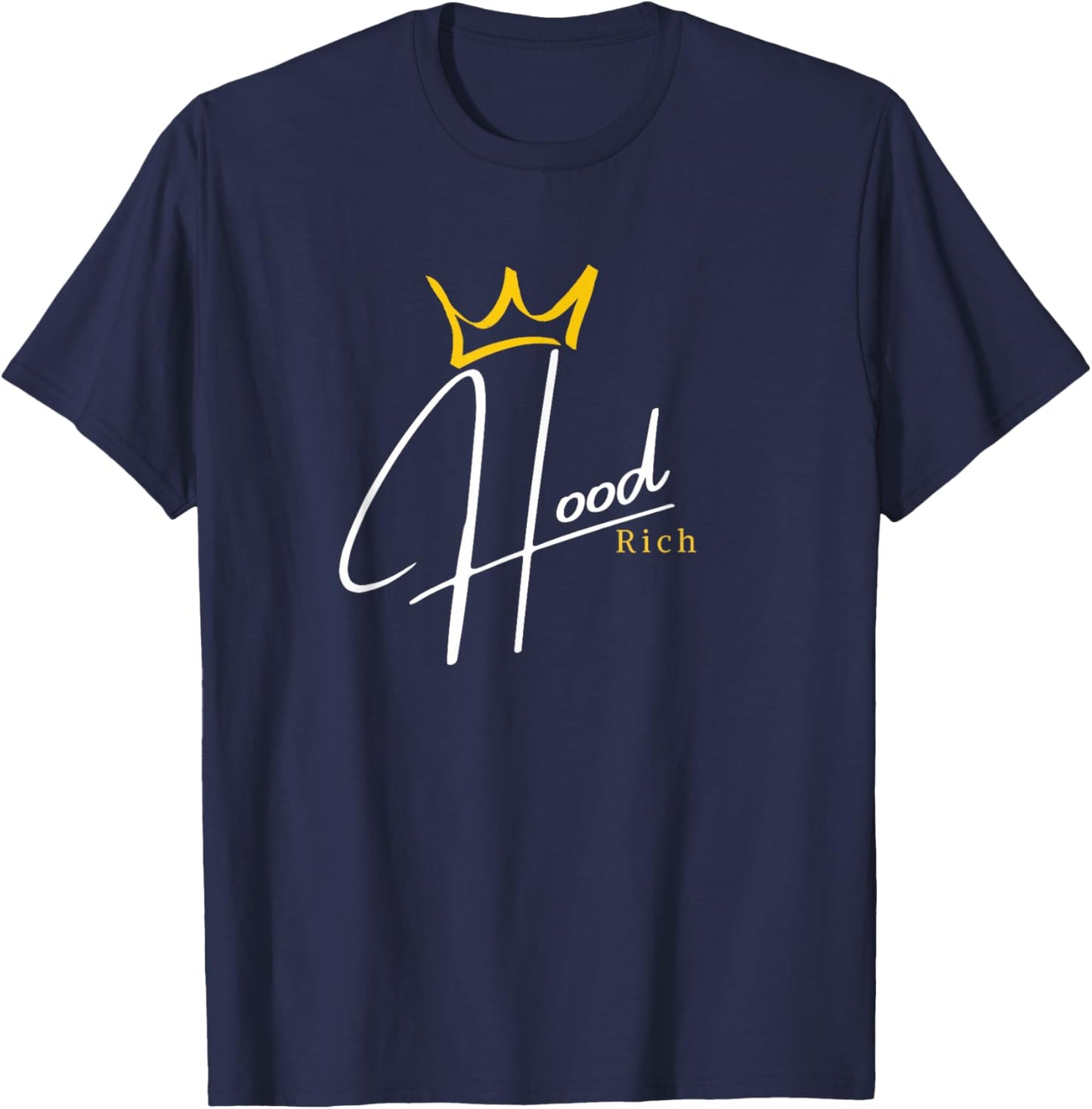 Hood Rich T-Shirt - T-Shirt | Navy