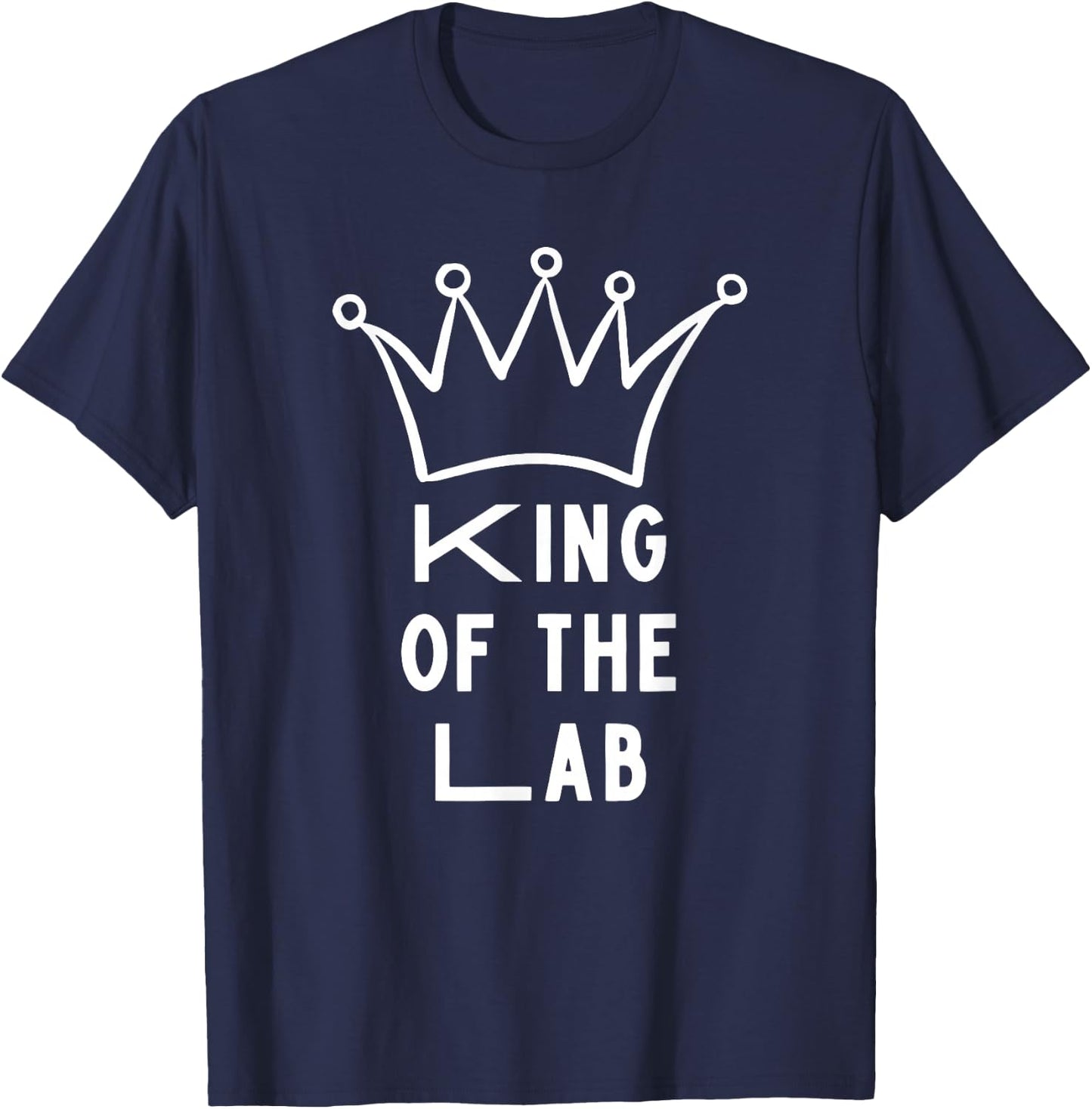 King of the Lab Jeffersonian T-Shirt - T-Shirt | Navy