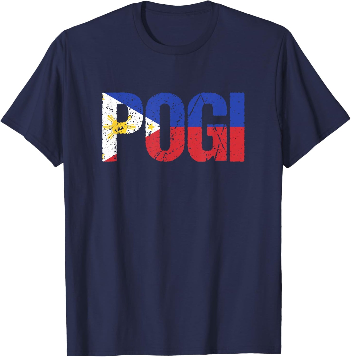 Pogi Handsome Philippines Pinoy Filipino T-Shirt - T-Shirt | Navy