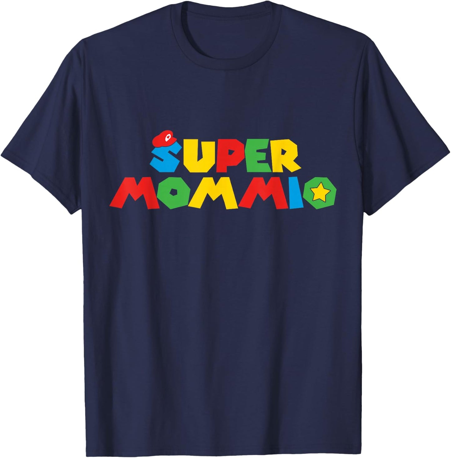 Gaming Queen Mom: Funny Gamer Mother Matching Family T-Shirt - T-Shirt | Navy