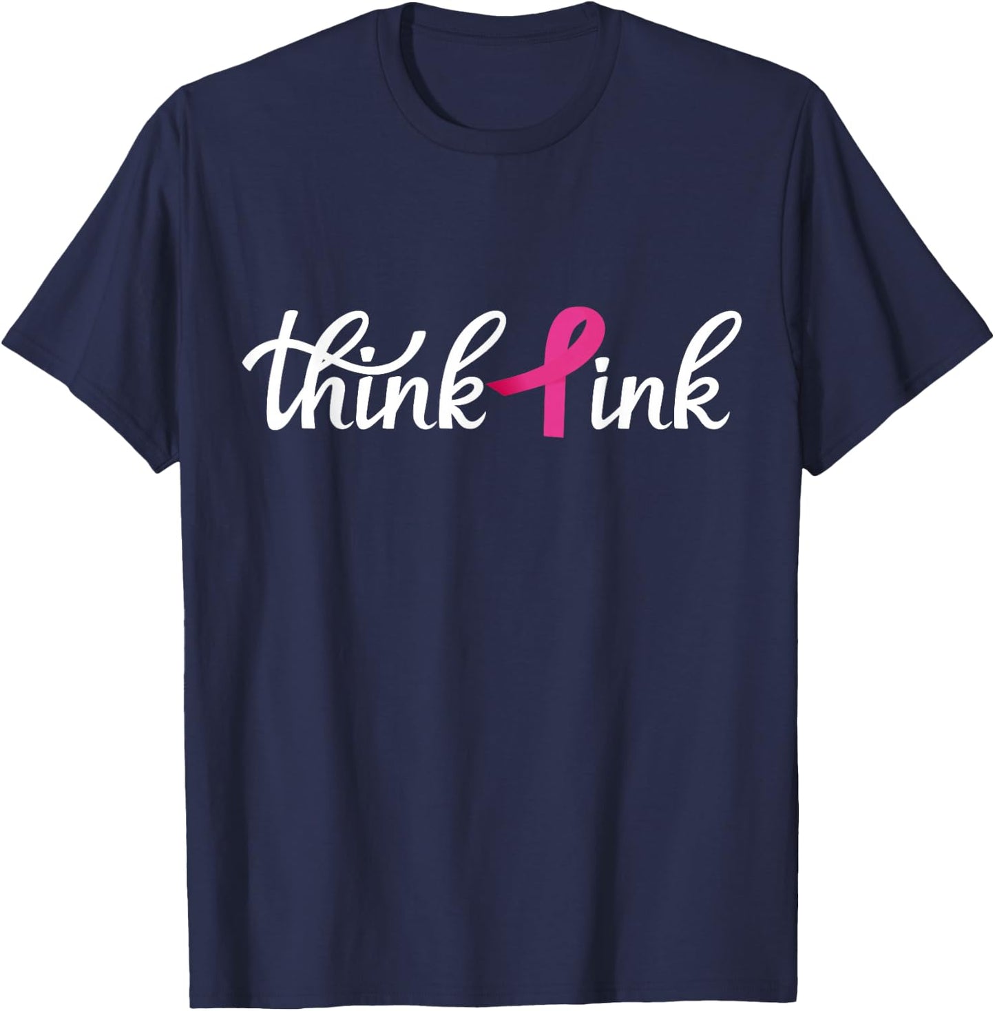 Think Pink T-Shirt - T-Shirt | Navy