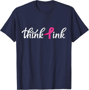Think Pink T-Shirt - T-Shirt | Navy