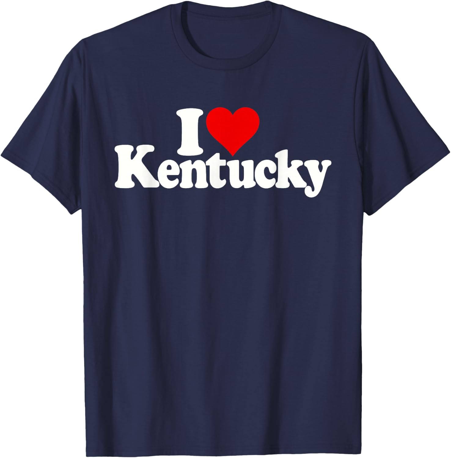 I Love Heart Kentucky Ky T-Shirt - T-Shirt | Navy