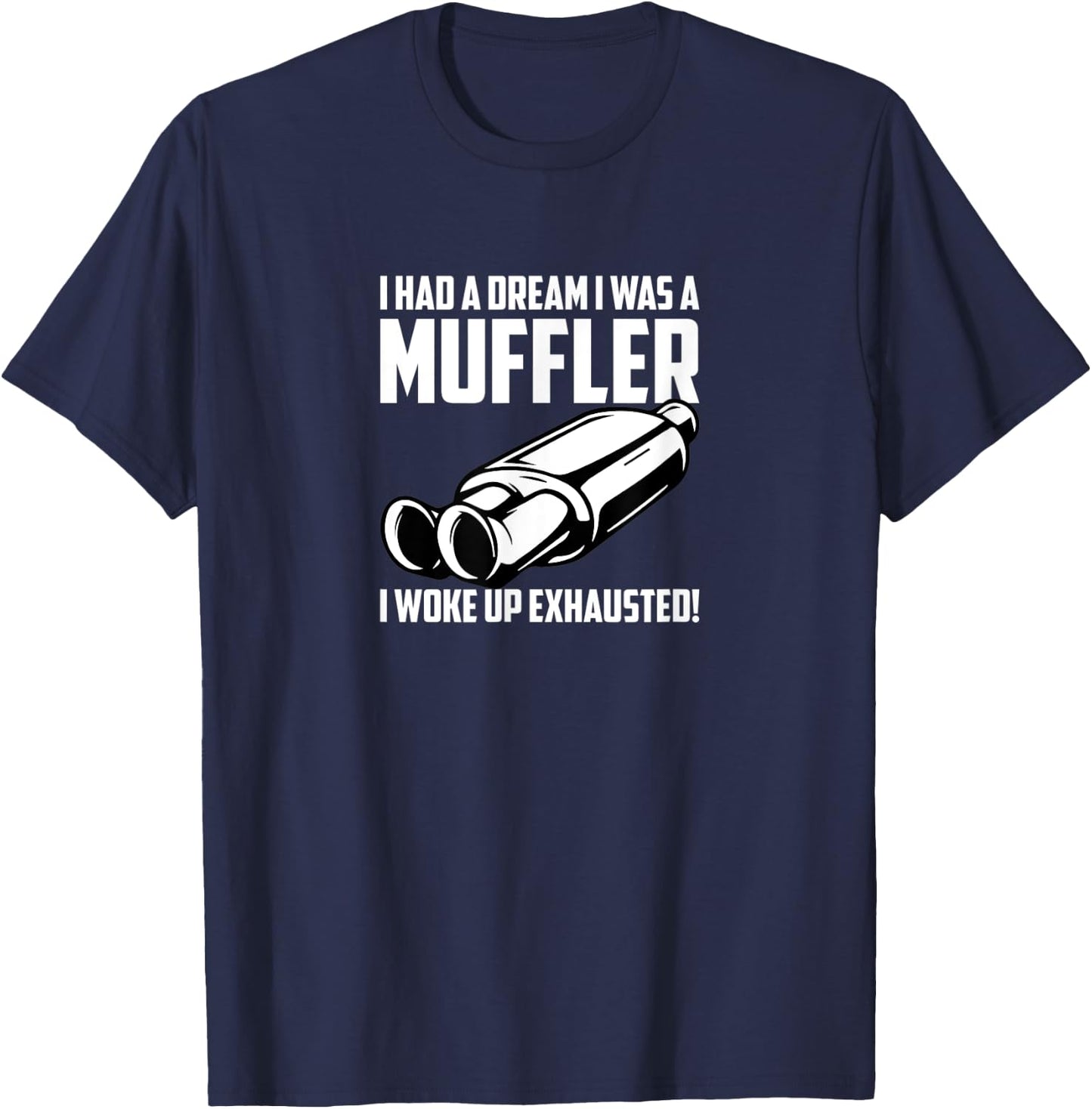 Muffler for Mechanical Engineer T-Shirt - T-Shirt | Navy
