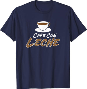 Cafe Con Leche T-Shirt - T-Shirt | Navy