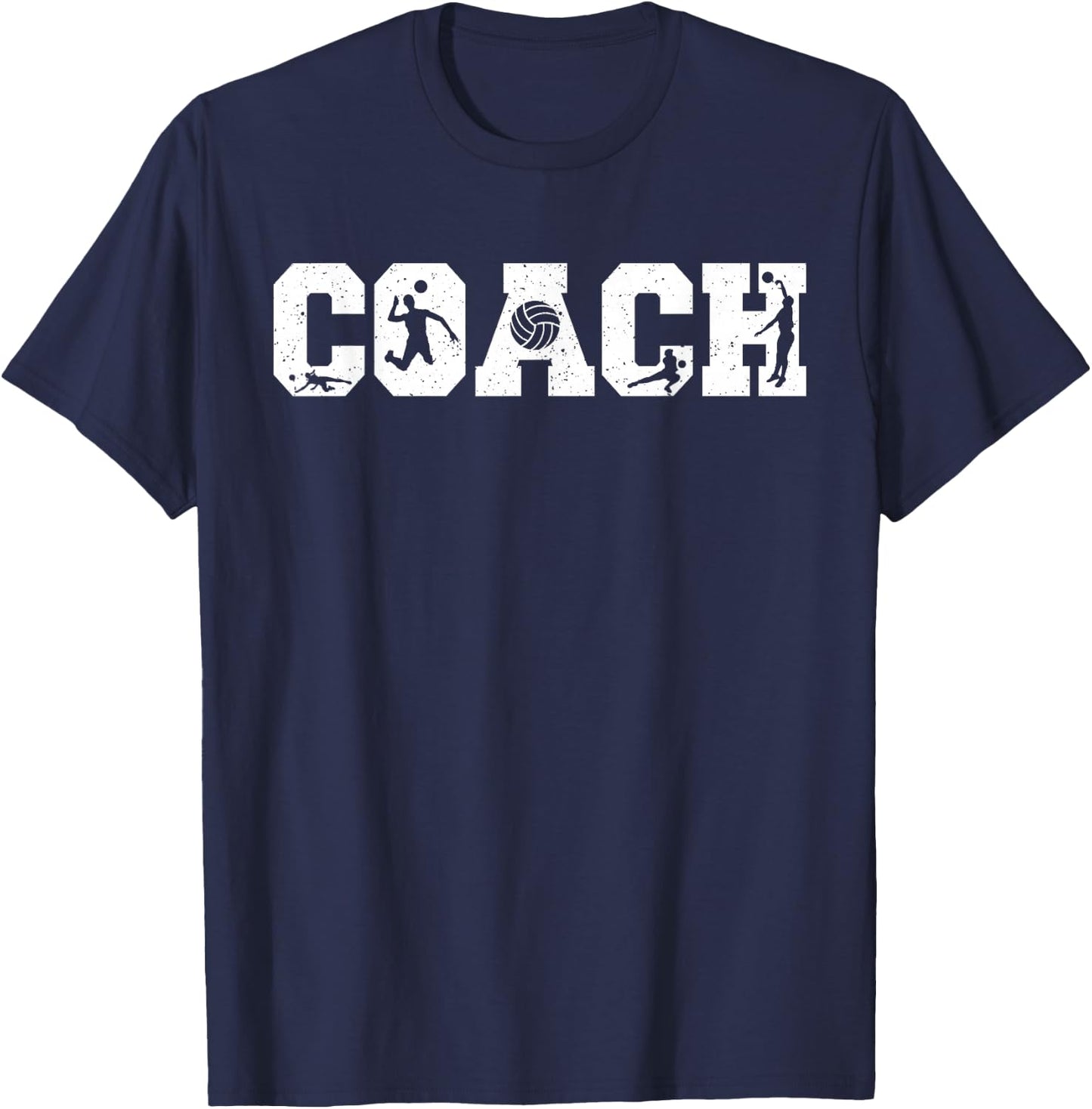 Volleyball Coach T-Shirt - T-Shirt | Navy