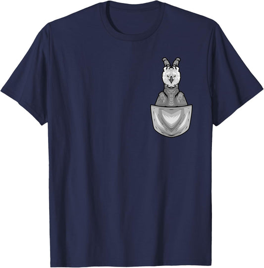 Harpy Eagle In Pocket Raptor Birds Bird Lover Harpy Eagle T-Shirt - T-Shirt | Navy