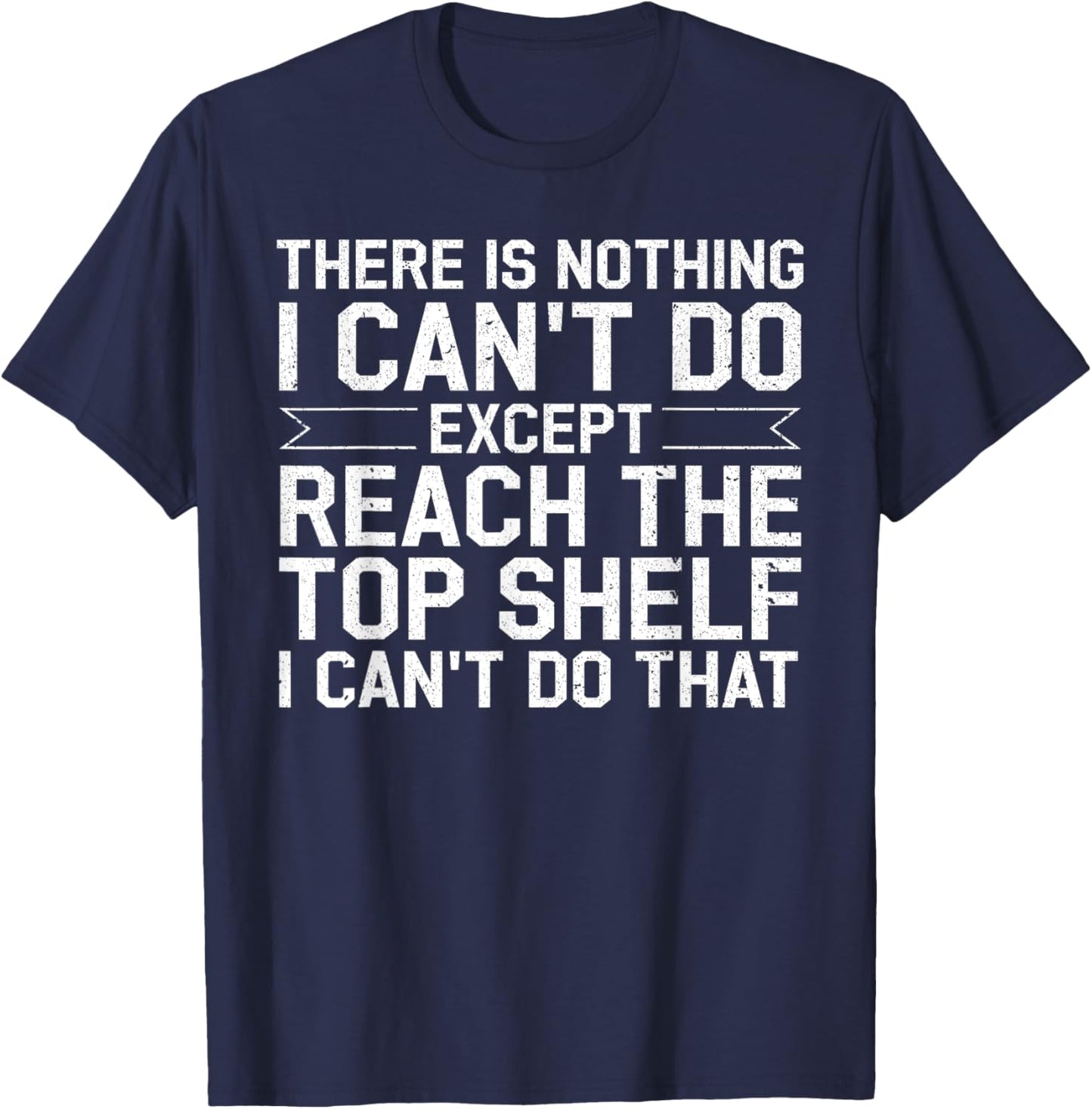 Funny Short People Women Hilarious Sarcastic Saying T-Shirt - T-Shirt | Navy