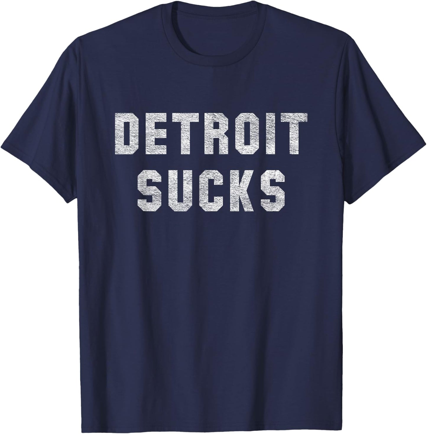 Detroit Sucks T-Shirt - T-Shirt | Navy