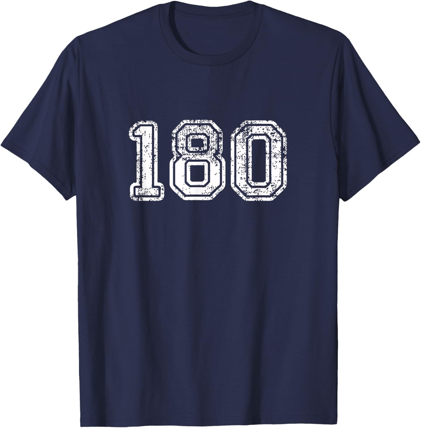 Darts 180 Funny Dart Player T-Shirt - T-Shirt | Navy
