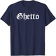 Ghetto Apparel Co Women's Classic Fit Black T-Shirt - T-Shirt | Navy
