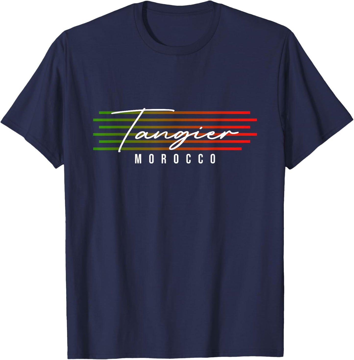 Tangier Morocco Souvenir T-Shirt - T-Shirt | Navy