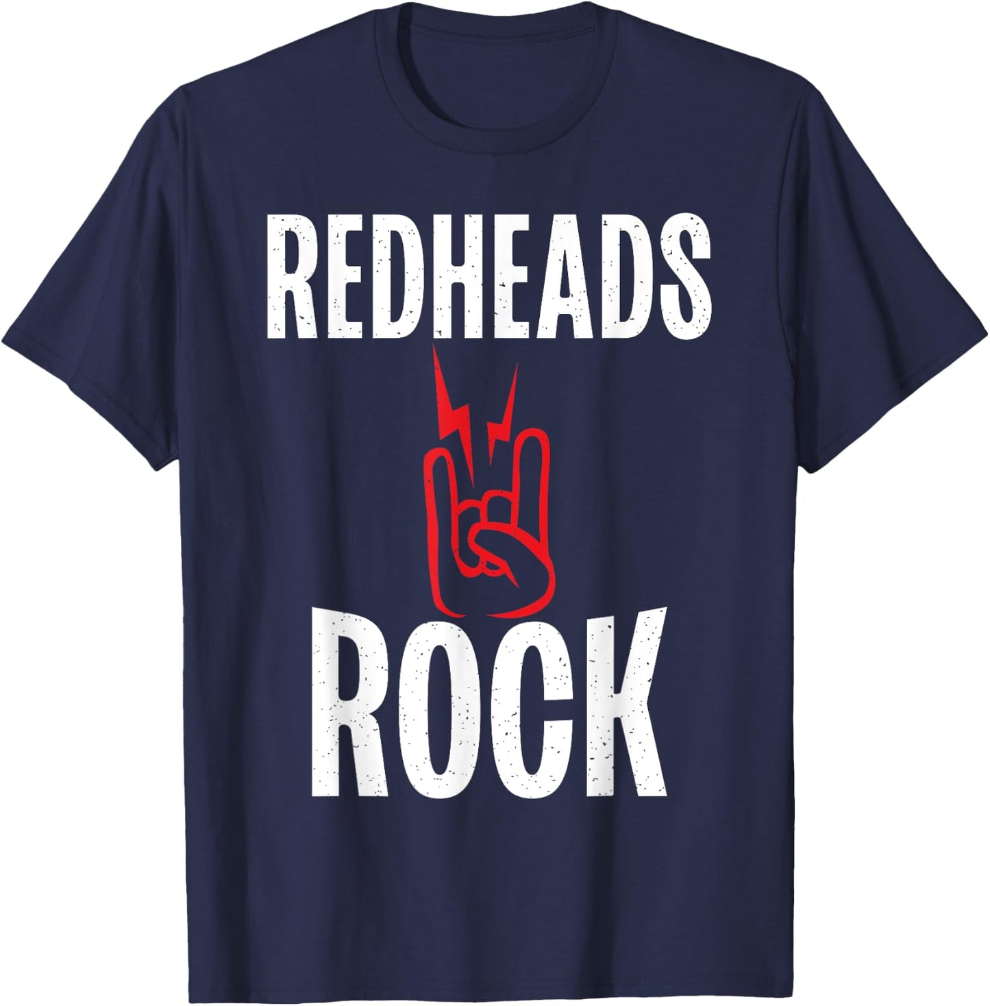 Redheads Rock Redhead T-Shirt - T-Shirt | Navy