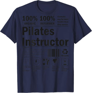 Funny Contrology Instructor Pilates Lover Workout T-Shirt - T-Shirt | Navy