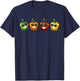 Team Of Bell Peppers Sunglusses Love Veggie Salad Costume T-Shirt - T-Shirt | Navy