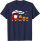 Halloween Train Boo Funny Ghost Pumpkin Toddler Kids Boys T-Shirt - T-Shirt | Navy