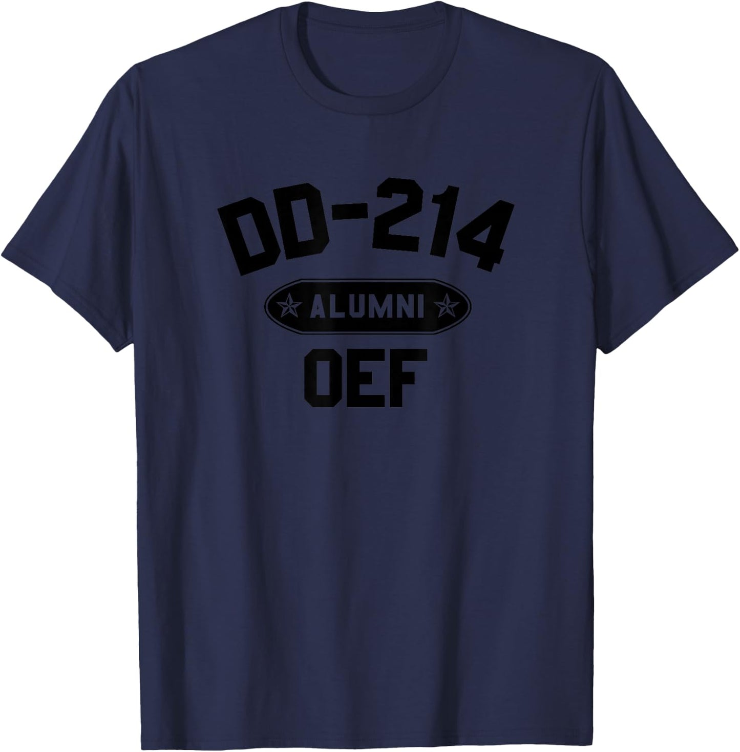 DD-214 Alumni OEF Operation Enduring Freedom Afganistan T-Shirt - T-Shirt | Navy