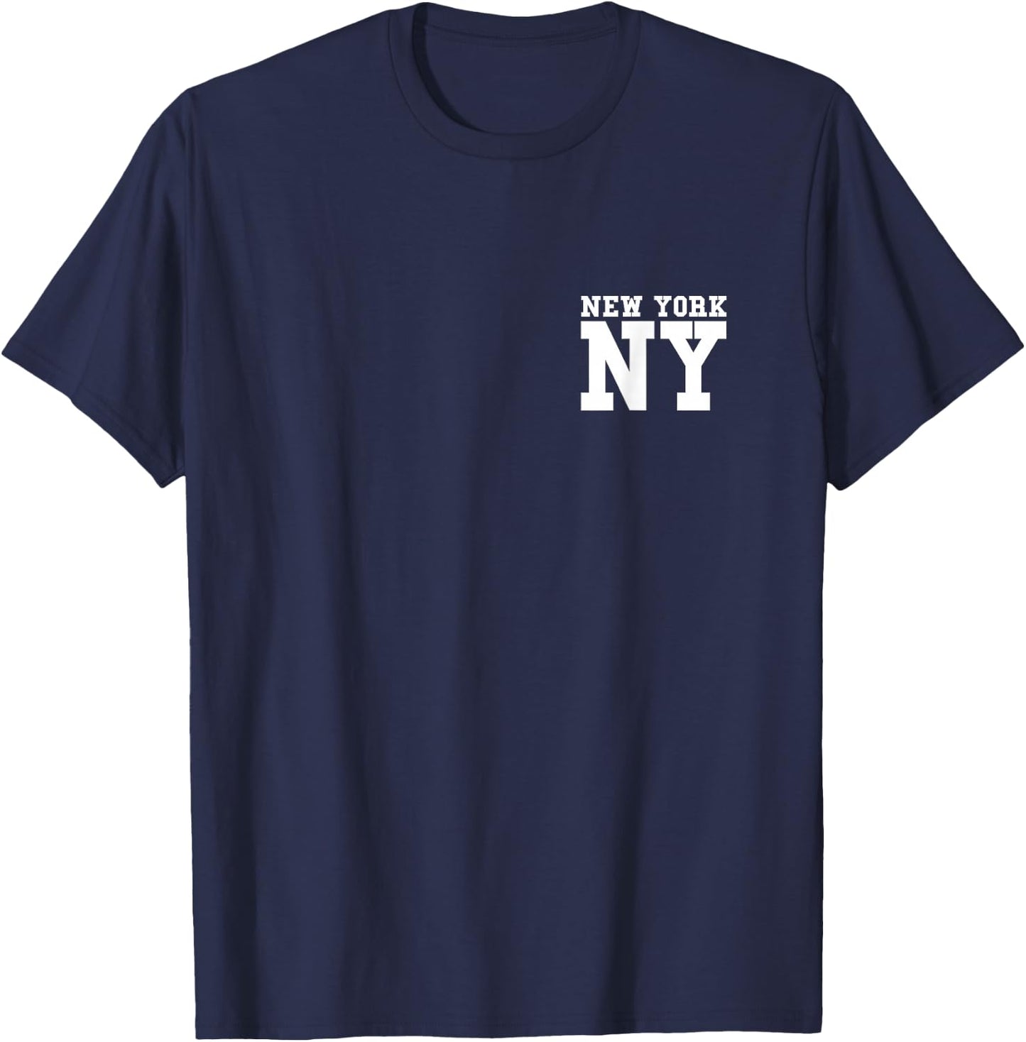 New York - NY - Minimalistic Pocket Design - Classic T-Shirt - T-Shirt | Navy