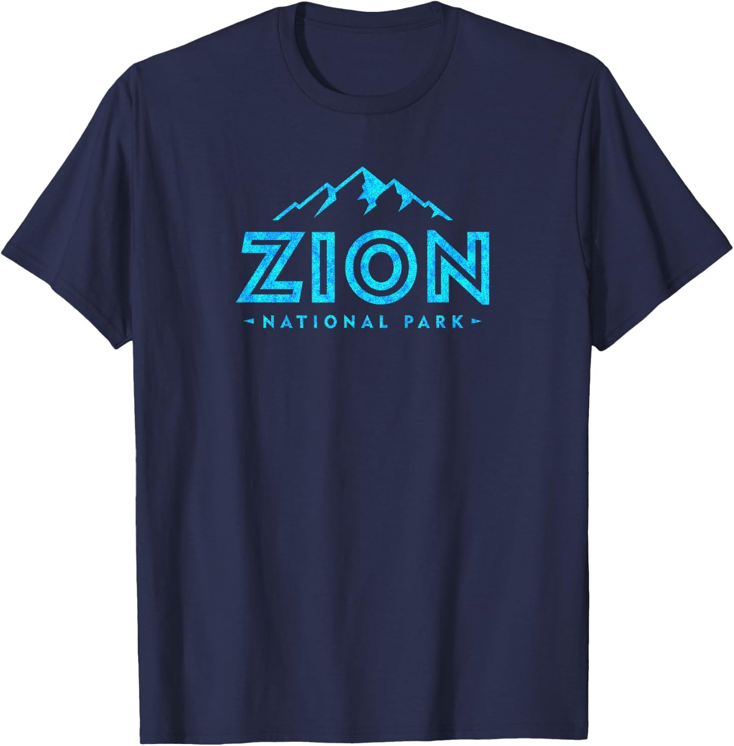 Retro Zion National Park Utah Mountain Women Men Souvenir T-Shirt - T-Shirt | Navy