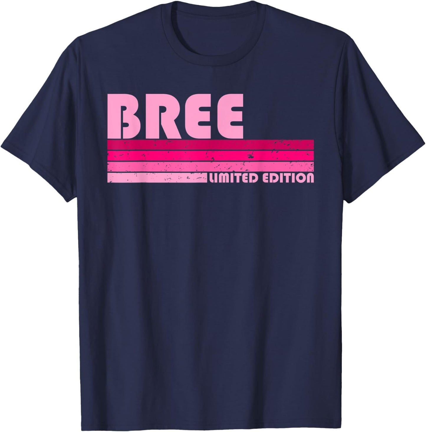 BREE Name Personalized Retro Vintage 80s 90s Birthday T-Shirt - T-Shirt | Navy