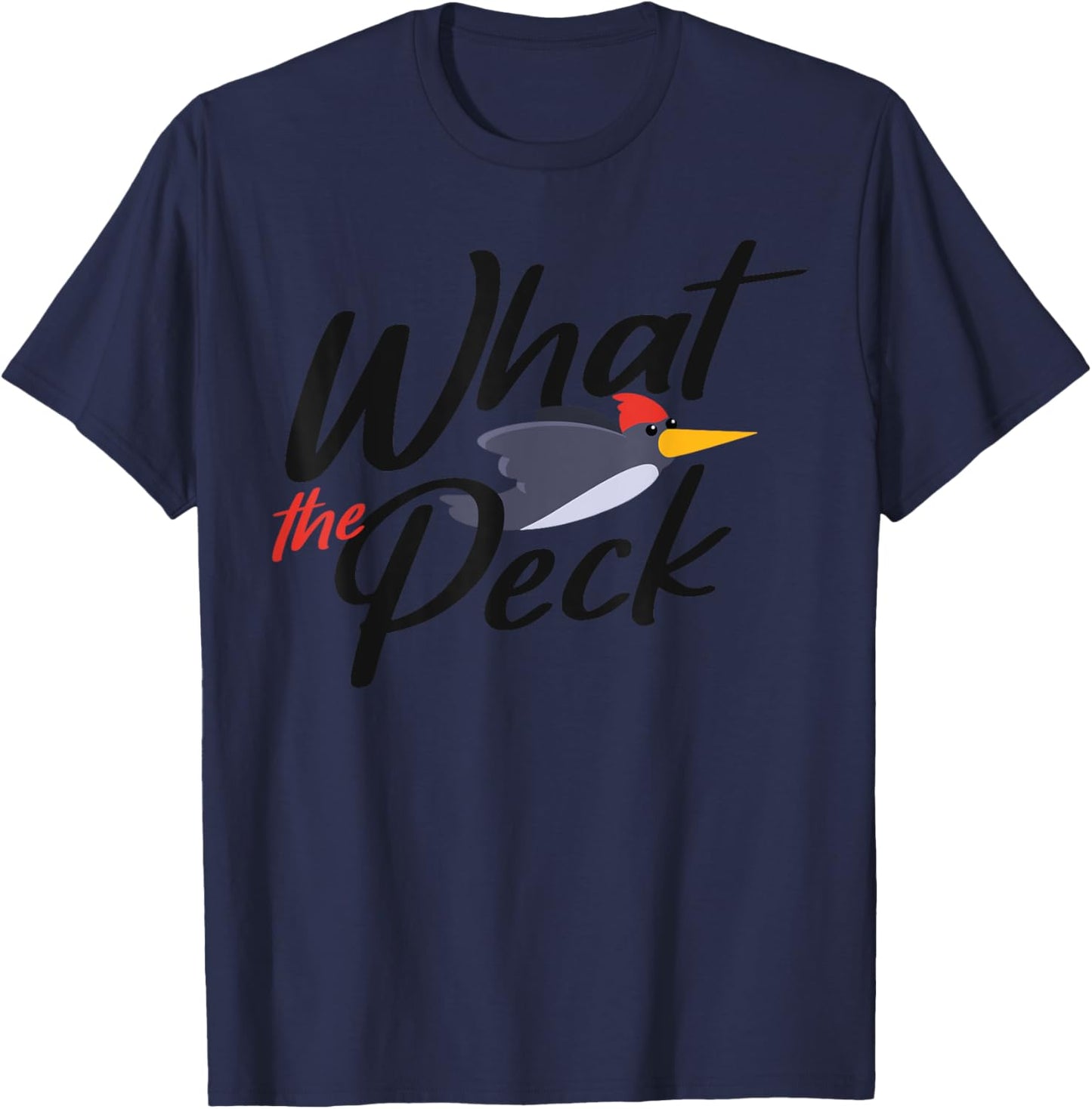 Birdwatching - What the Peck T-Shirt - T-Shirt | Navy