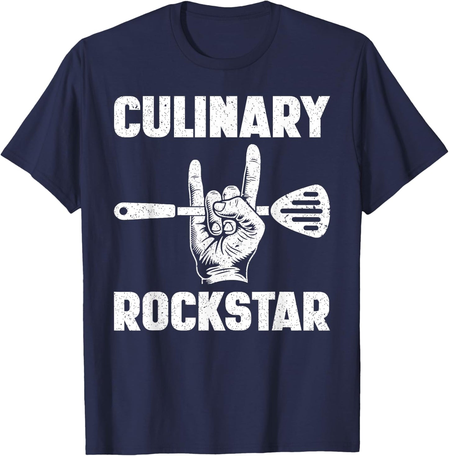 Culinary Design Women Chef Cook Culinary Lover T-Shirt - T-Shirt | Navy